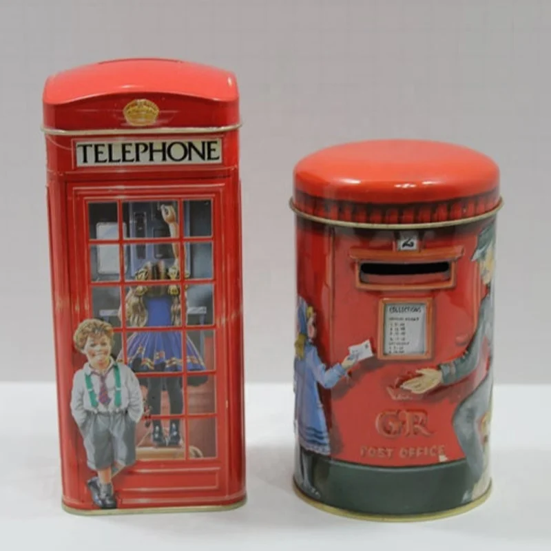 Manufacture 3D Printed Packing  Coin Bank Storage Irregular Coin Tin Box Wholesale