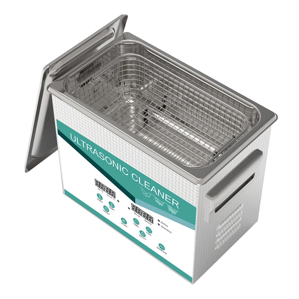 SUS304  High power commercial ultrasound ultrasonic cleaner equipment 3liter for jewelry dental tools cleaning
