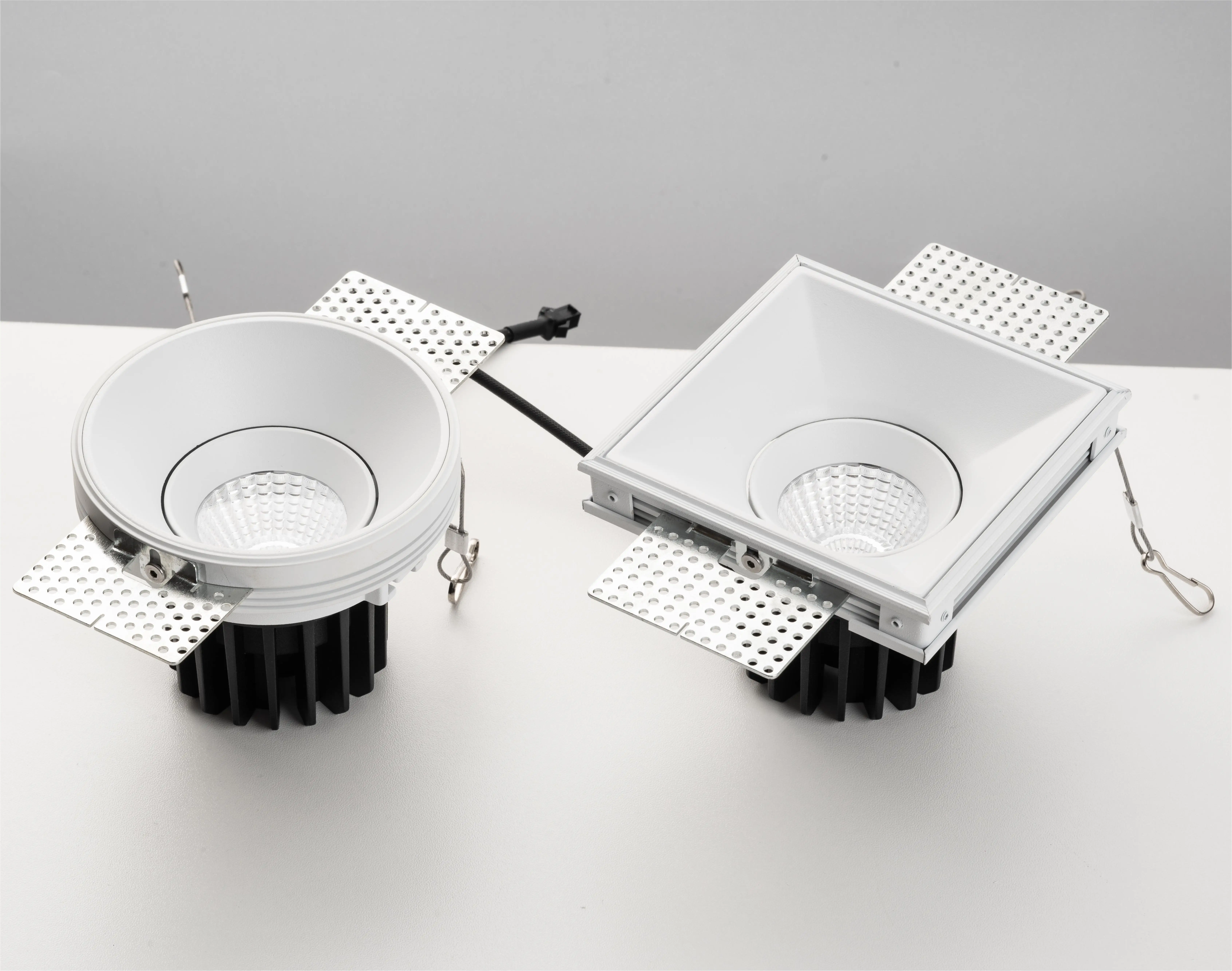 Modern Popular Hotel Spotlight Anti Glare 10w Ceiling Recessed Trimless Adjustable Dimmable Led Down Light