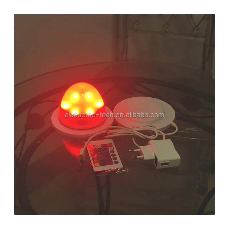 Glowing Furniture Accessory Led Replacement Lights With Remote And Charger Rechargeable LED Spare Light Fixture