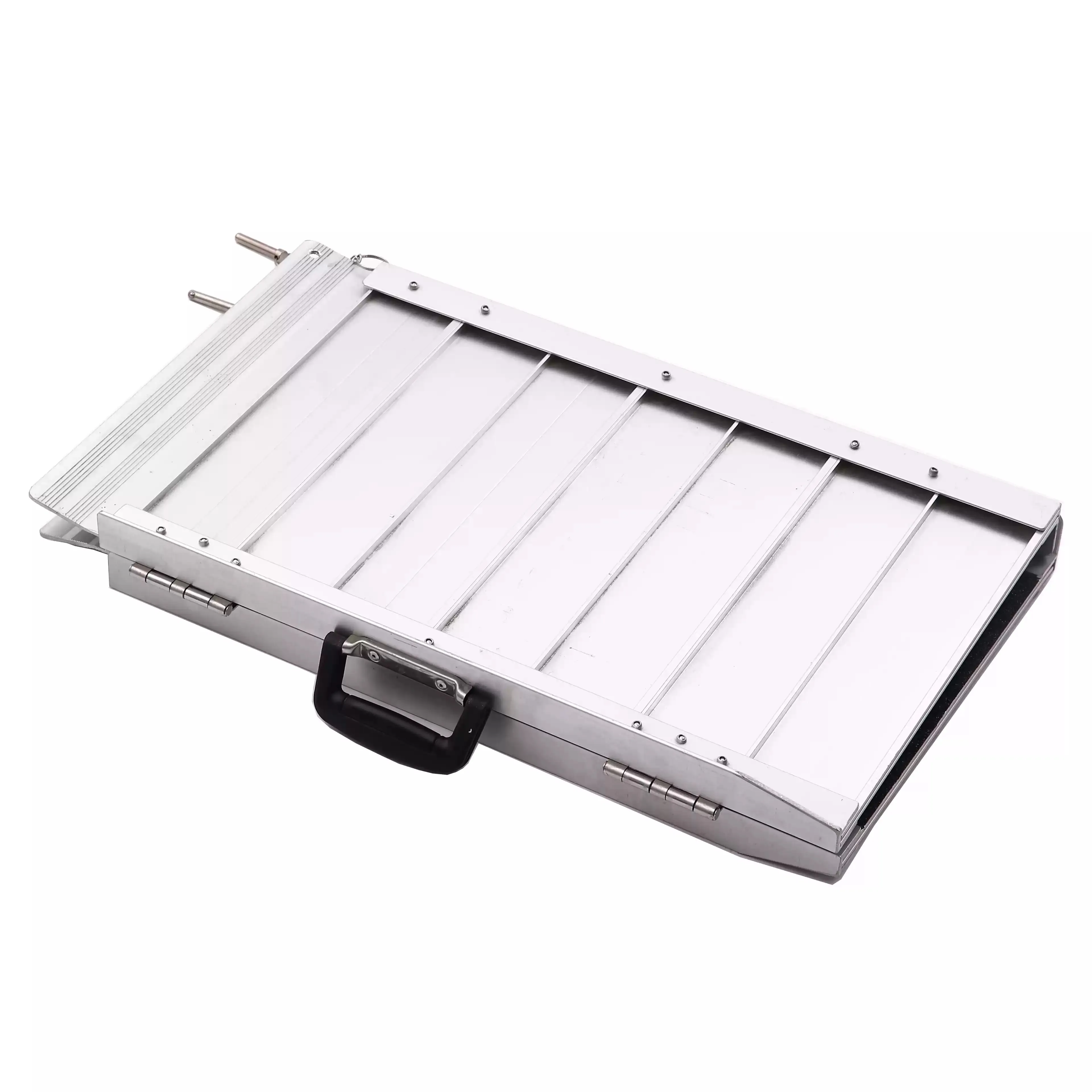 KSM-WR03 Non-slip aluminum folding handicap ramp custom factory portable wheelchair ramp for handicapped scooters