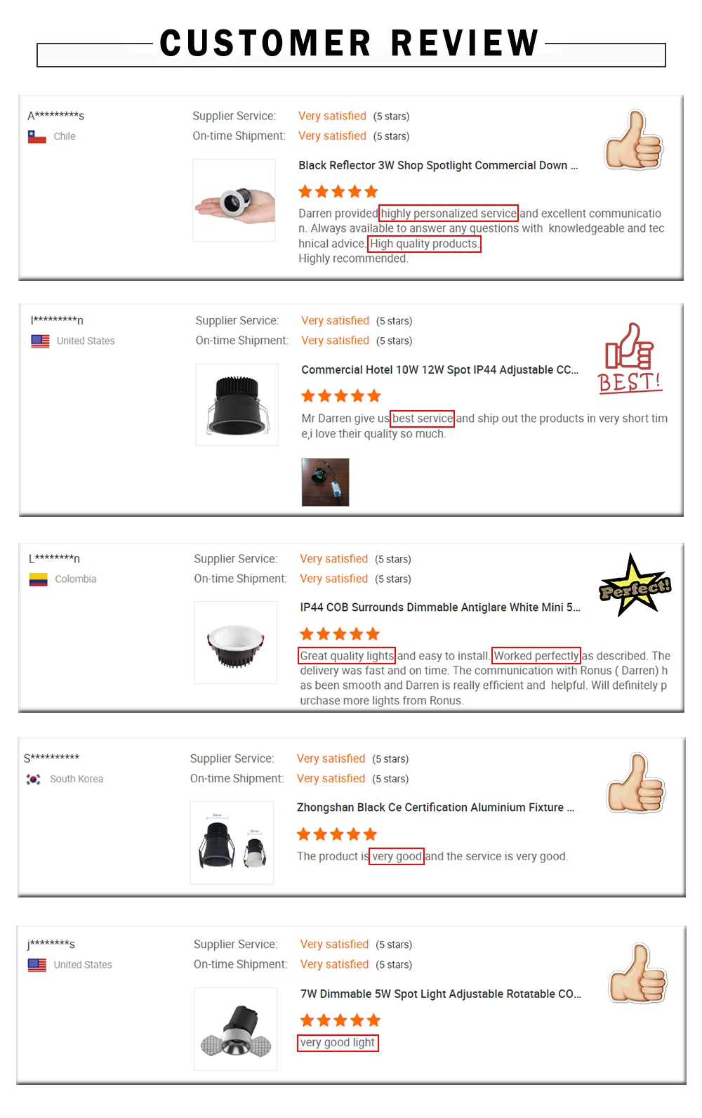 Customer Review
