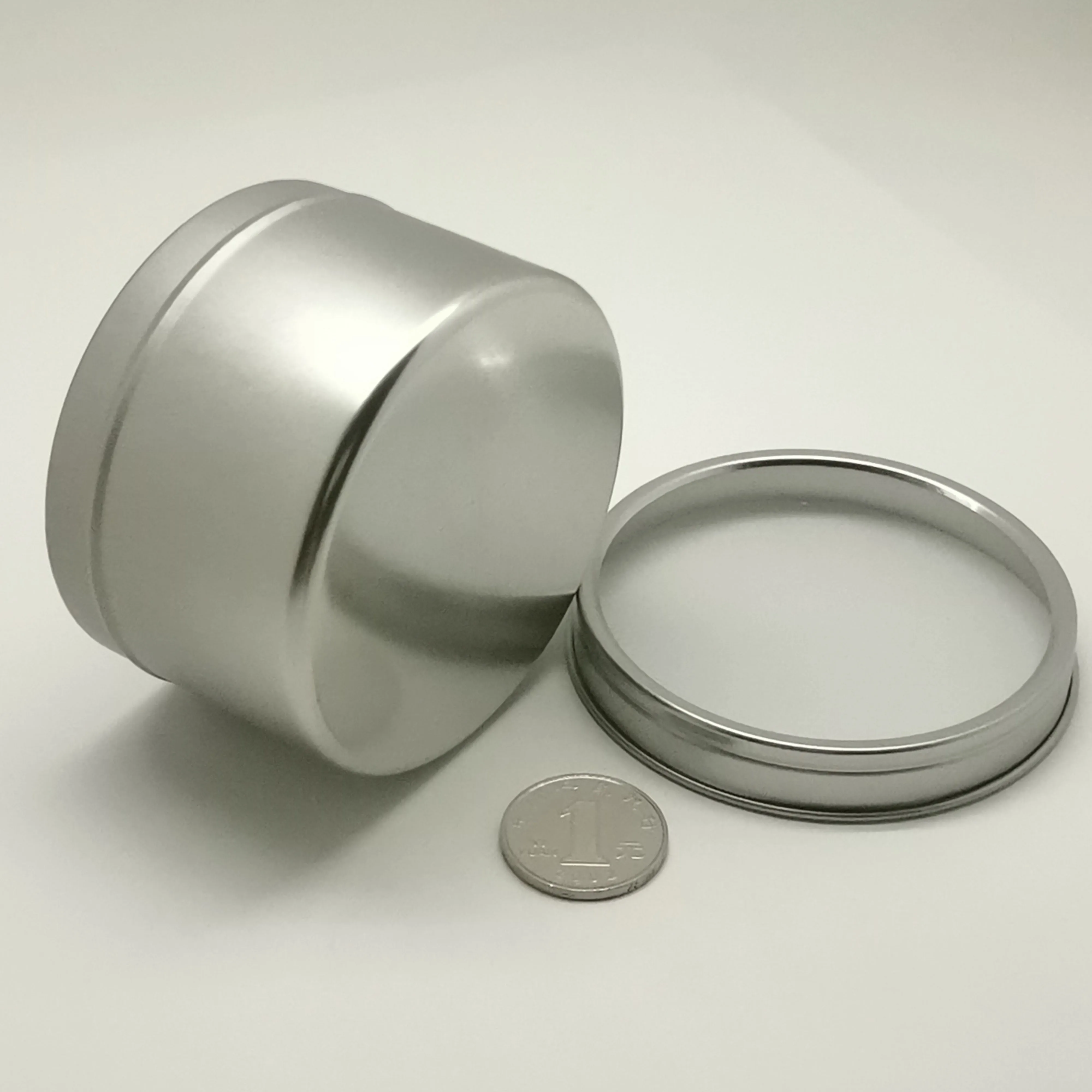 Donguan factory small round tin can for cake