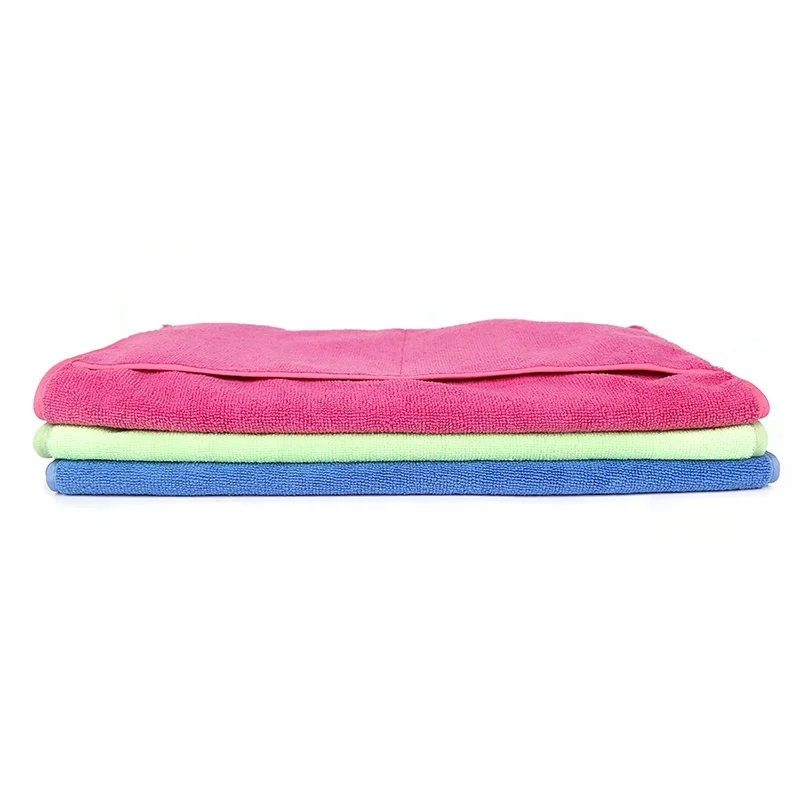 Custom Summer Fast Drying Women Beach Wrap Towel With Pocket