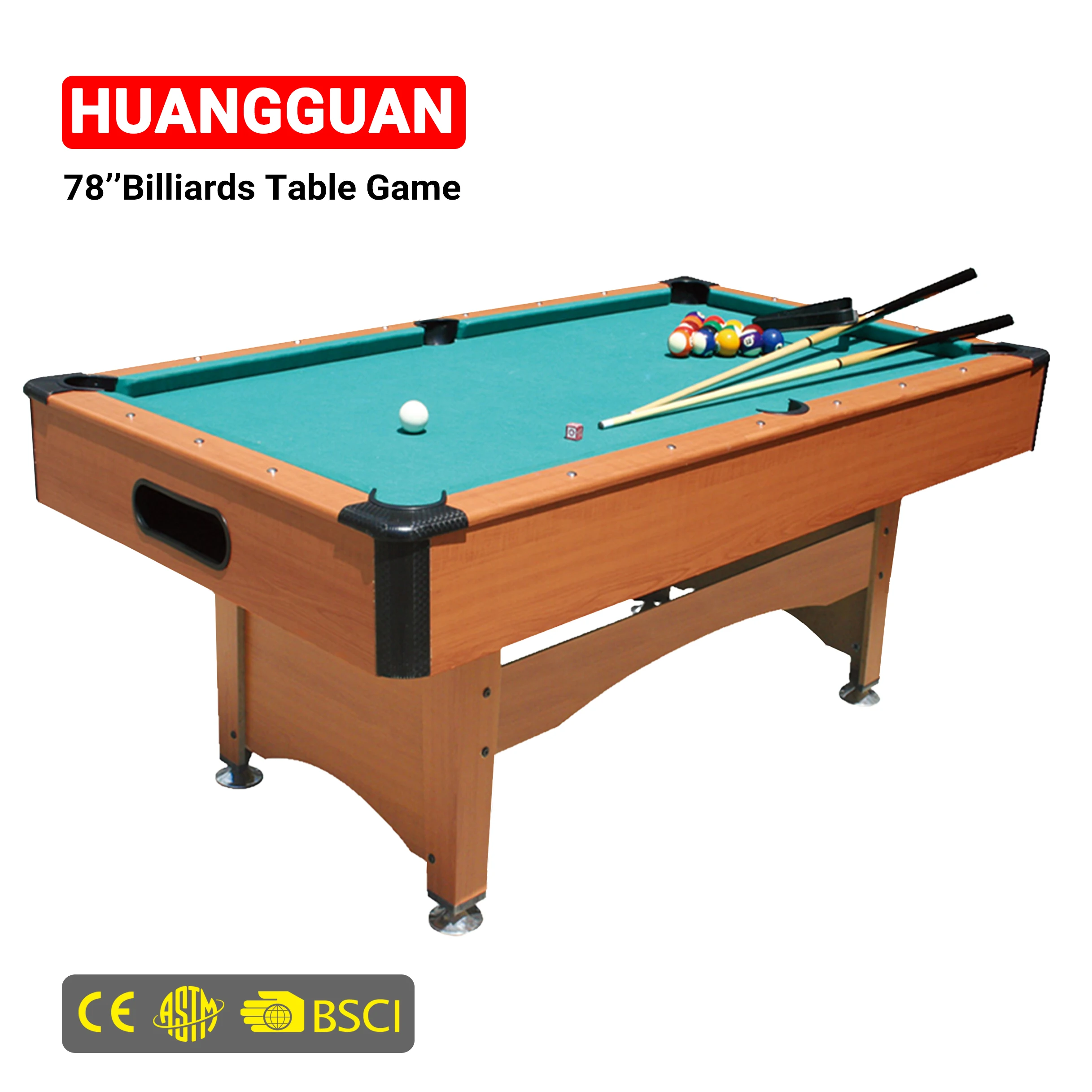 Huangguan 78 inch высокое бассейн настольных игр в помещении для снукера и бильярда стол для tiktok для всей семьи для детей