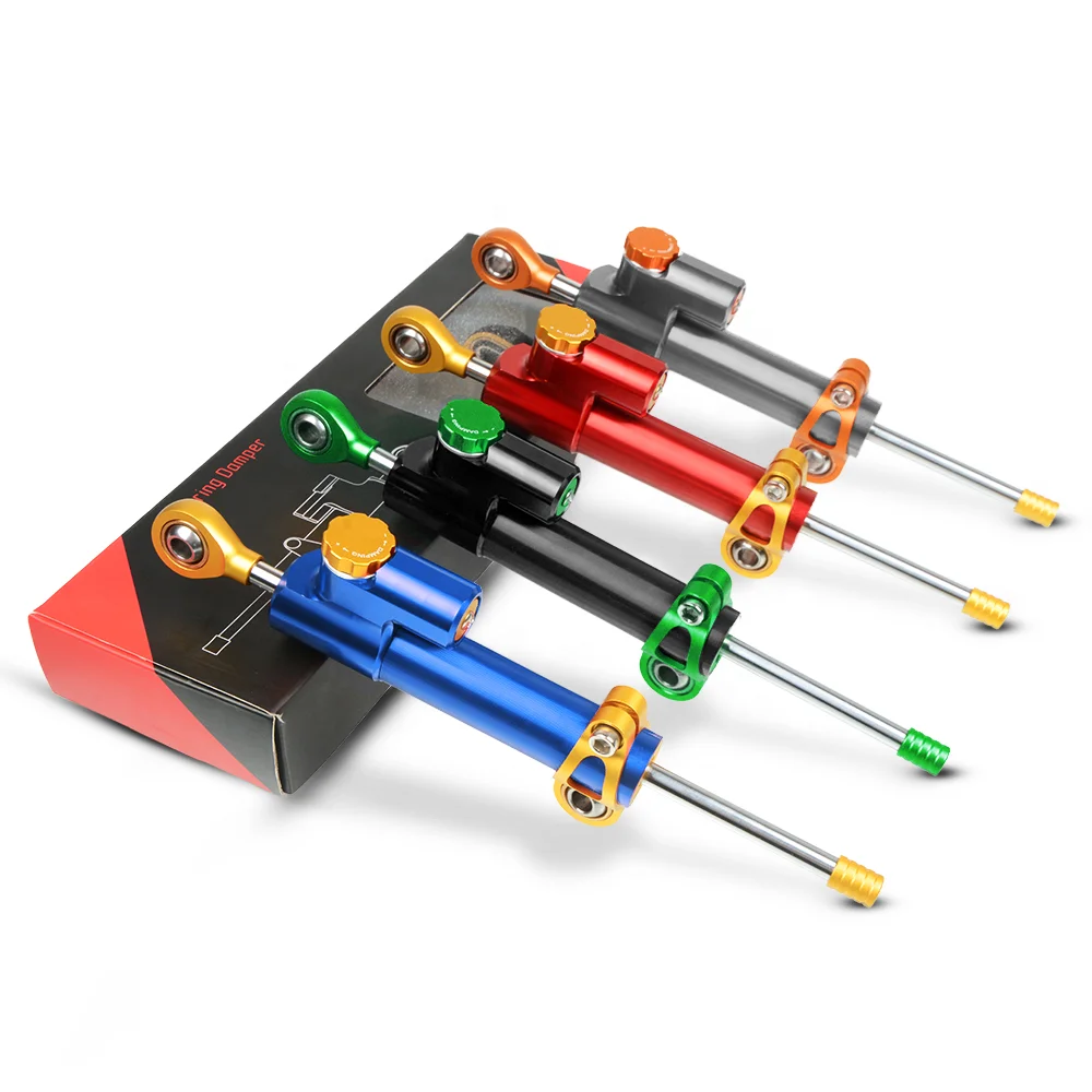 Universal Motorcycle CNC Aluminum Steering Stabilizer Damper Steering Damper for Kawasaki z200 z750 z750r z800 YAMAHA KTM HONDA