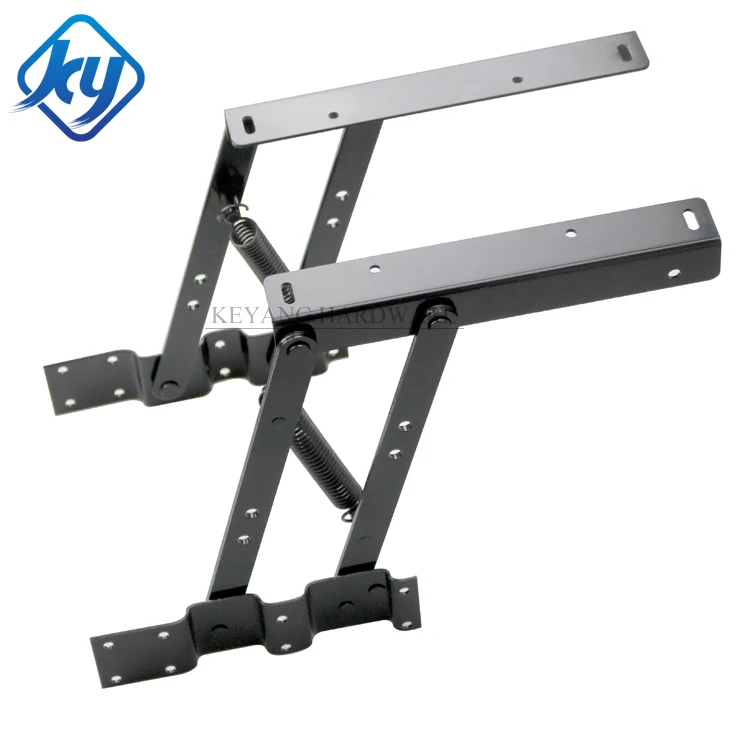 Furniture Spring Hinge Folding Lift Up Top Table Mechanism Hardware Table Lift Mechanism