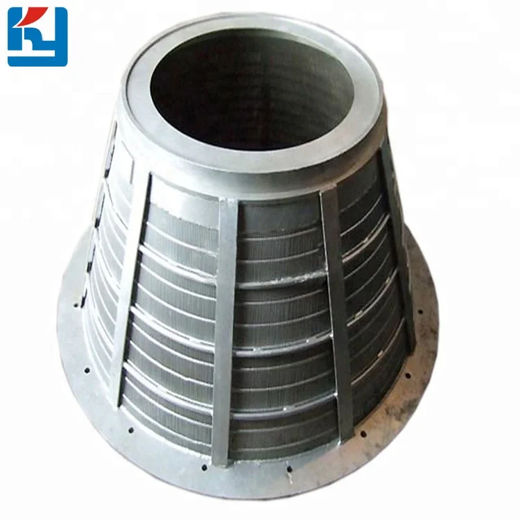 Vibrating centrifuge sieves filter basket starch stainless steel 51 mm gravity screens