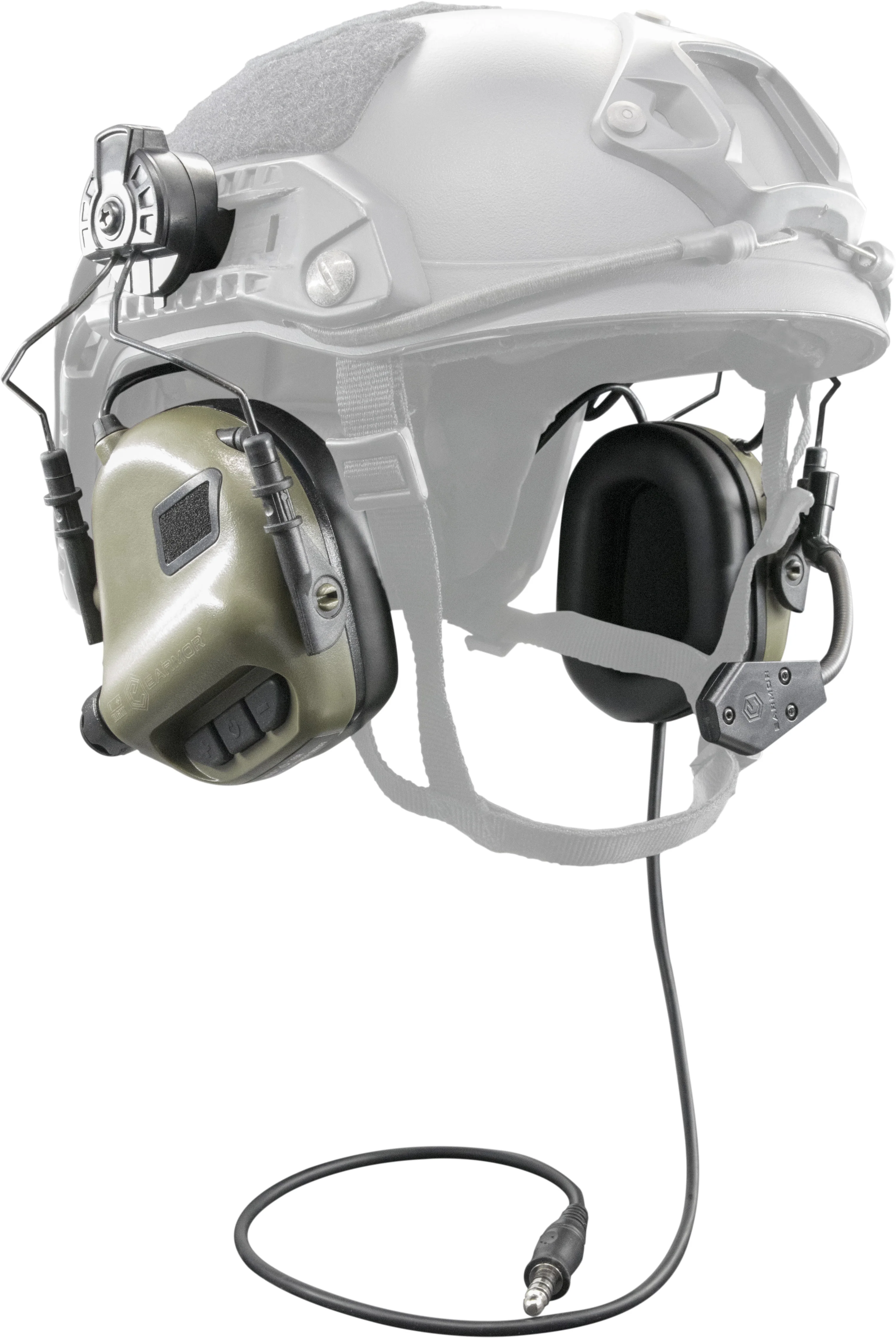 OPSMEN EARMOR M32H Electronic Sound Amplification and Suppression Shooting Hearing Protection Muff with Protective Case