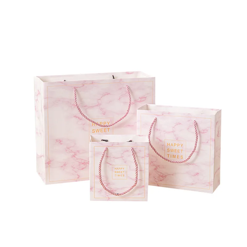 Различные цвета Оптовые бумажные сумки подарка покупок с ручкой для малого бизнеса