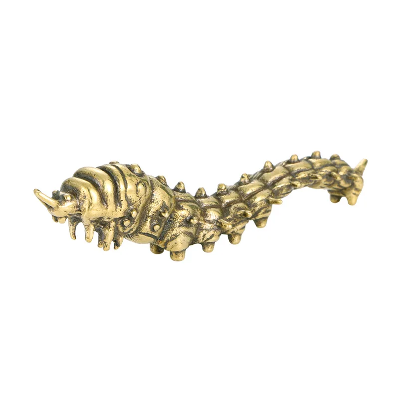 Metal crafts brass caterpillar ornaments brass cast ornament