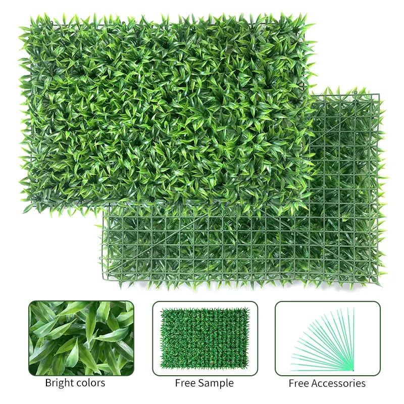 Outdoor Grass Wall Green Panel Wholesale 40*60CM Artificial Grass wall