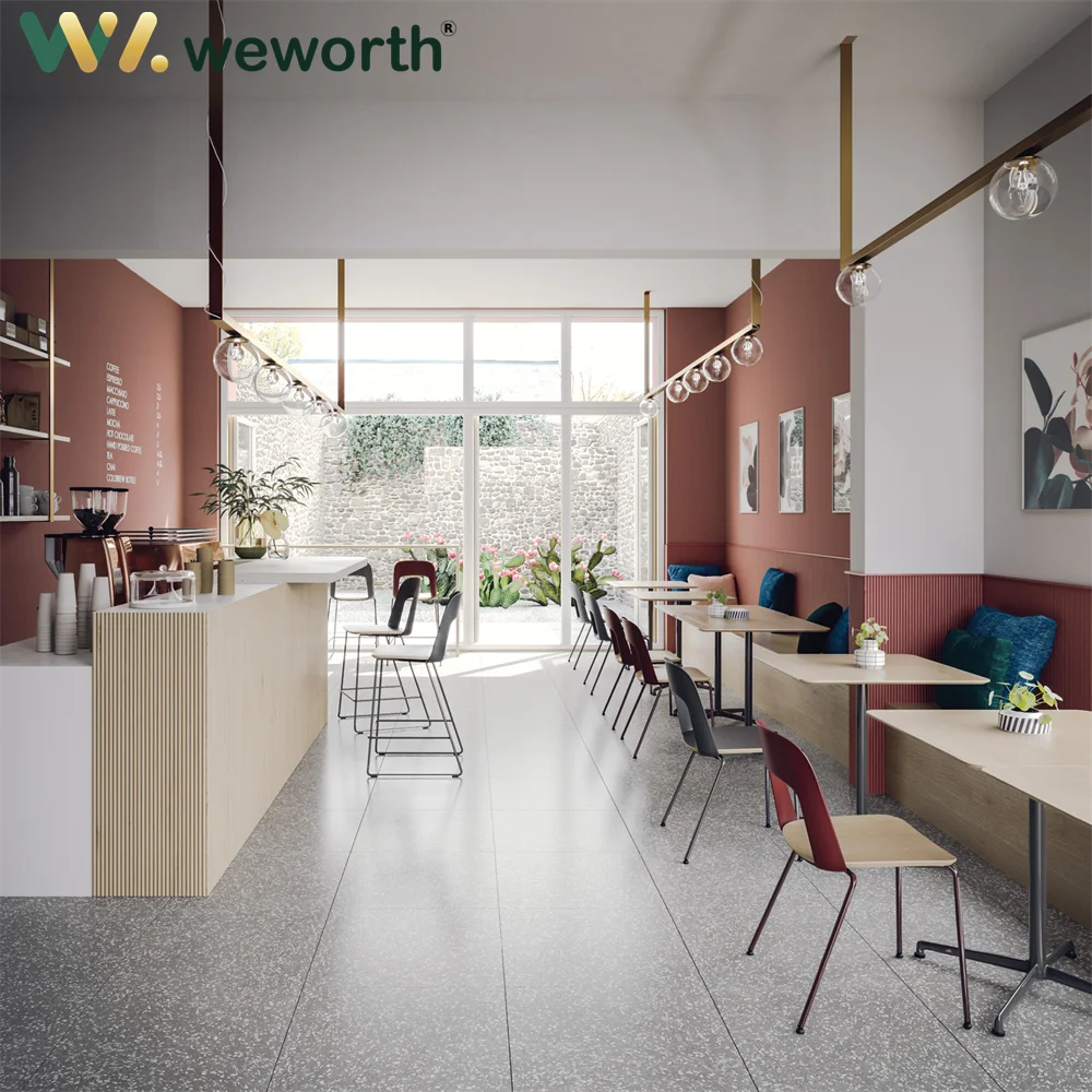 WEWORTH OEM Office Furniture Red Dot Awards 2020 Modern Stainless Steel Kitchen Dining Chair