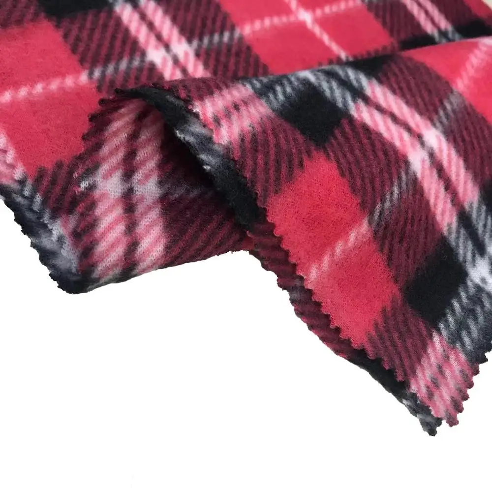 Wholesale high quality 100% polyester fleece fabric for home textile/blankets