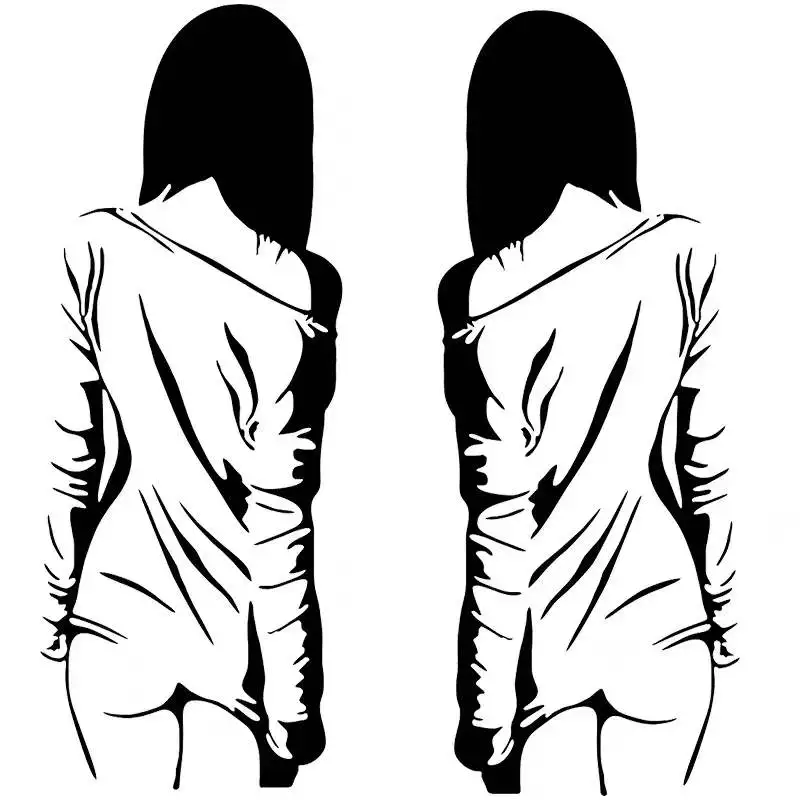 Sexy beauty background car door stickers body car stickers hood car stickers