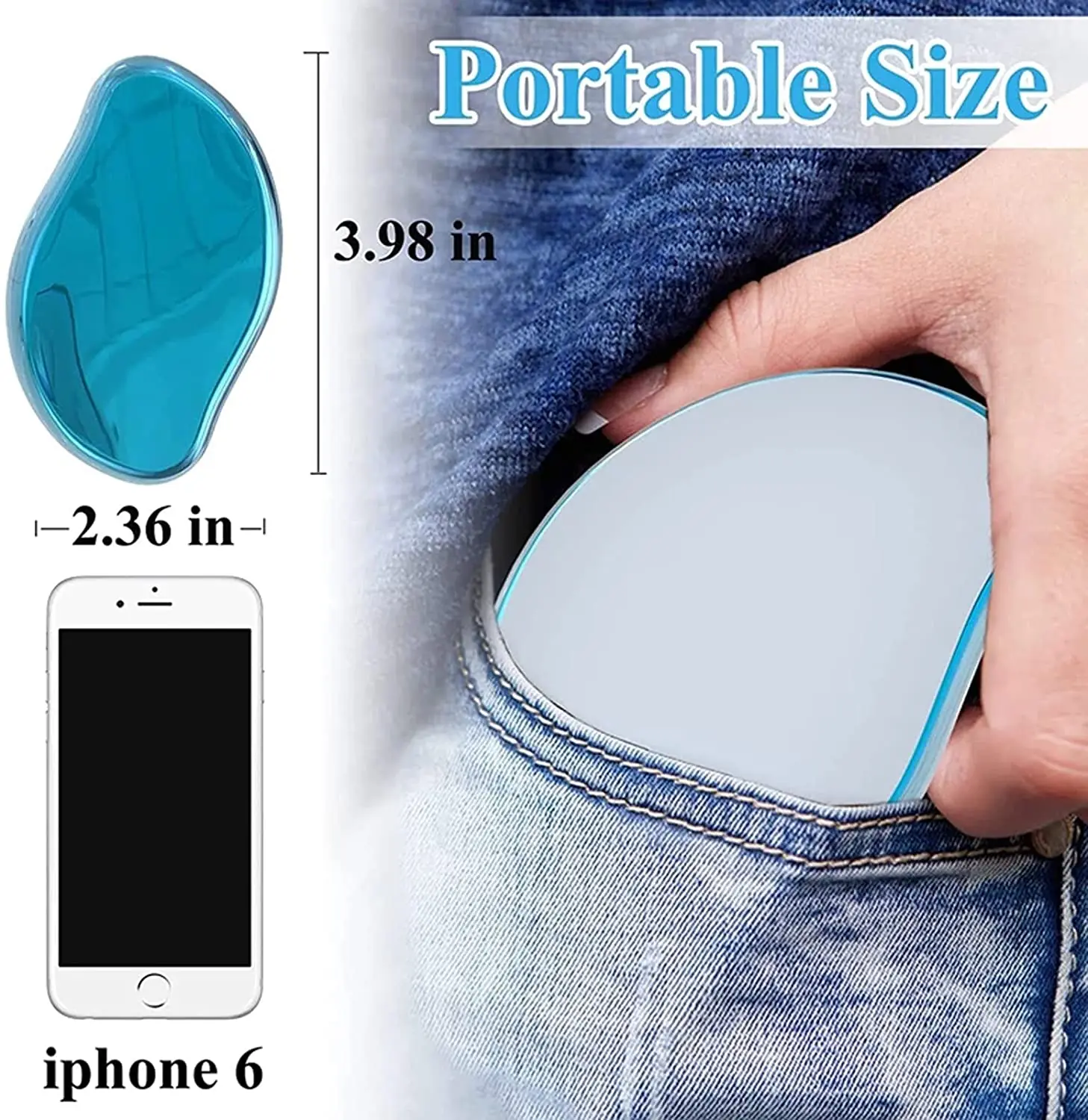 New Crystal Physical Hair Remover Hair Eraser Body Epilator Leg Depilation Device Gentle Hair Removal Tool