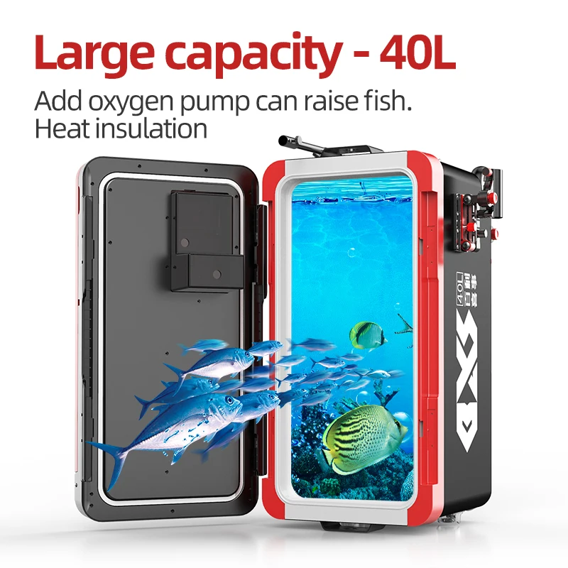 Manufacture Large Capacity Collapsable Fishing Chair multi-functional fishing seat tackle boxes by aluminum for fishing