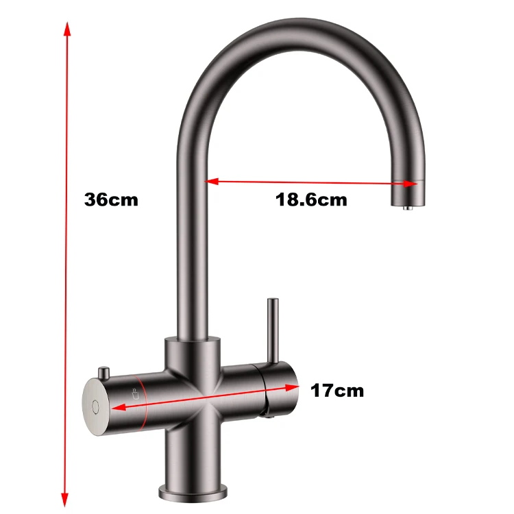 Iwater Instant Boiling And Chilled Water Dispenser Faucet With Filter For Household