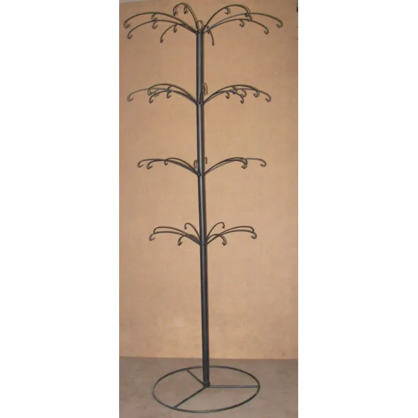 floor standing metal retail store presentation custom hanging crafts display rack