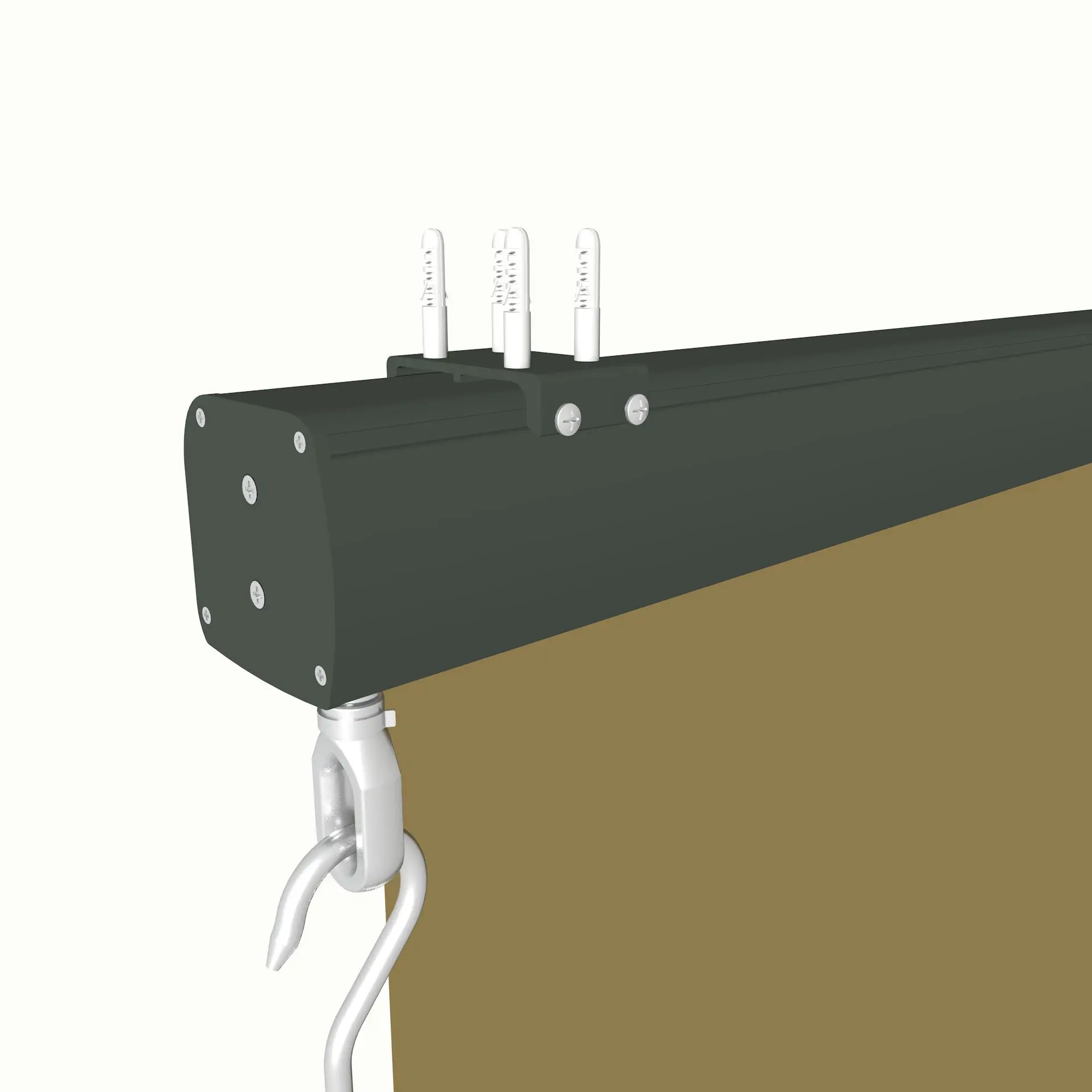 Customized Outdoor Vertical Drop Awning Smart Windproof Zip Track Roller  Vertical Awning Sunshades Blinds for Garden Building