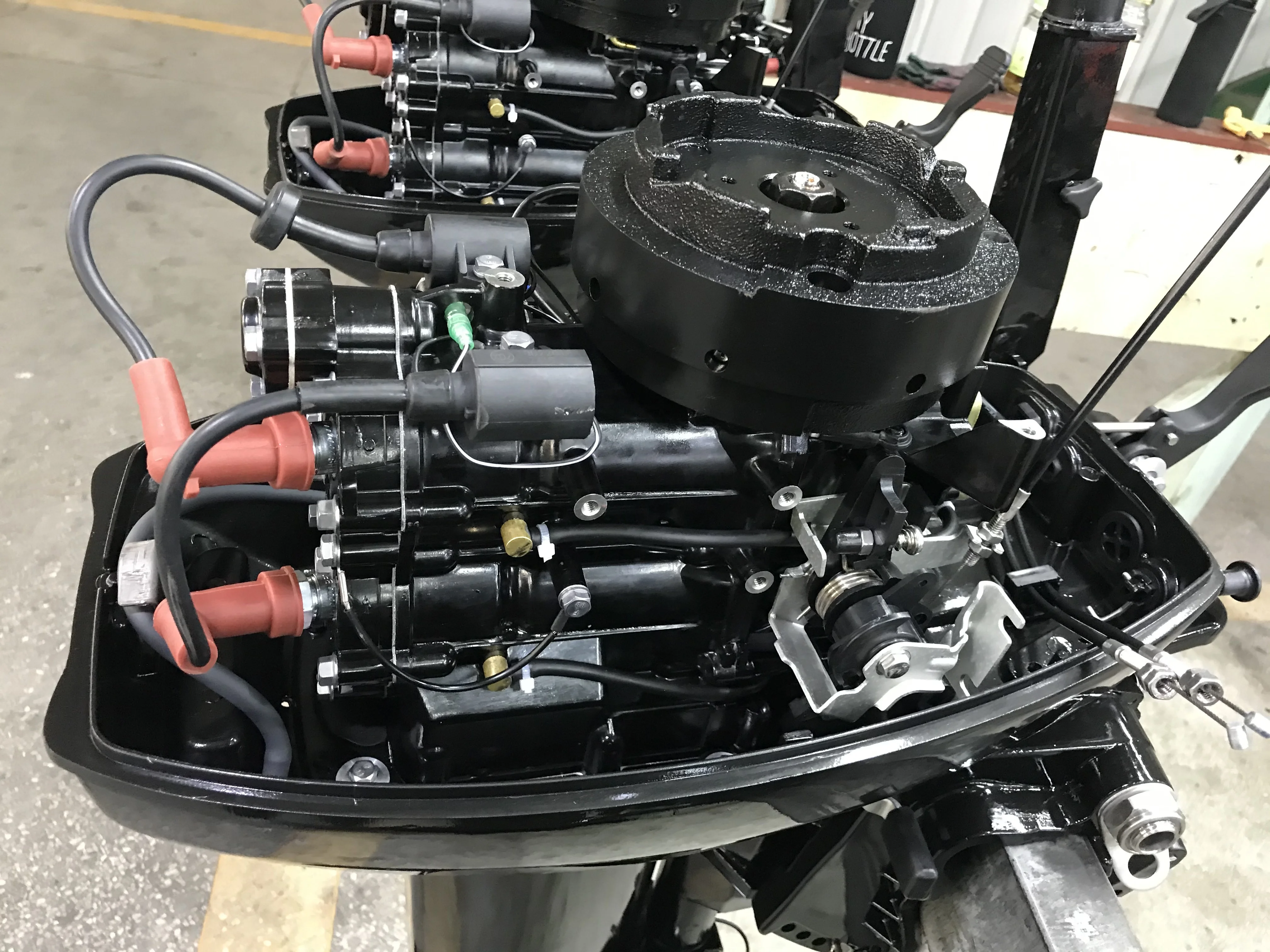 Новые популярные HANGKAI 15HP 2, работающая на бензине, Производство: Китай Подвесные лодочные моторы для рыбацкой лодки