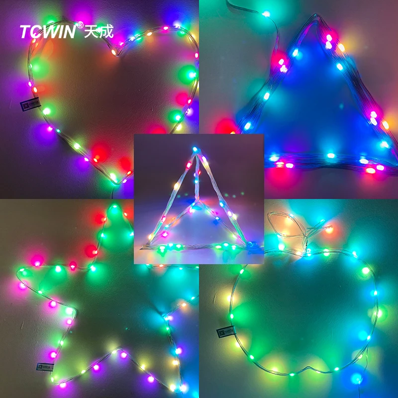 Fantasy Colour String Lights with 24keys Remote Control IP66 Waterproof 10M 100LEDS Big Promotion Fairy Light for Wedding