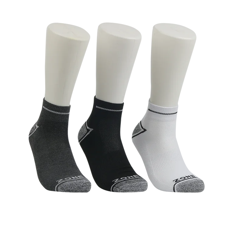 wholesale ankle summer men thin mesh cotton white black low cut polyester sport socks crew Exercise socks