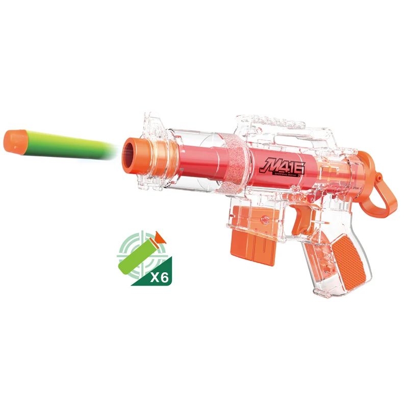 Guangdong Banatoys 2024 New M416 Soft Bullet Toy Gun with 5 EVA Soft Bullets for 8 Years Old Boys Kids
