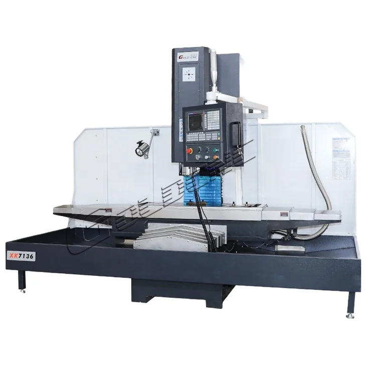 Cheap factory price cnc milling machine metal vertical milling machine 3 axis cnc machining center xk7124