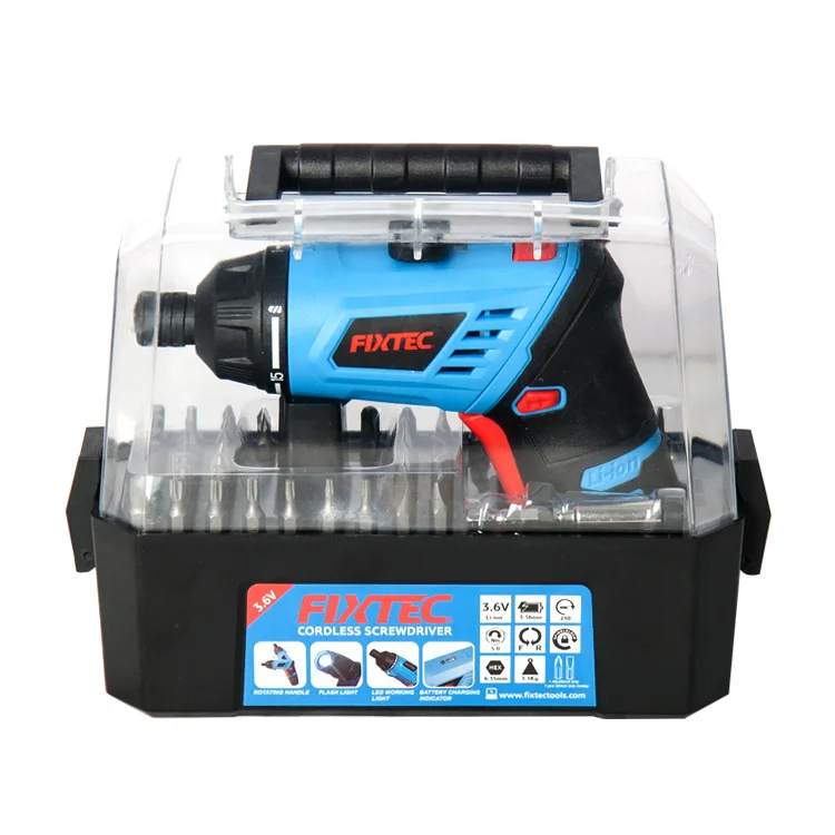 
FIXTEC Power Tools Drill 3.6V Screw Driver Cordless Screwdriver Electric 