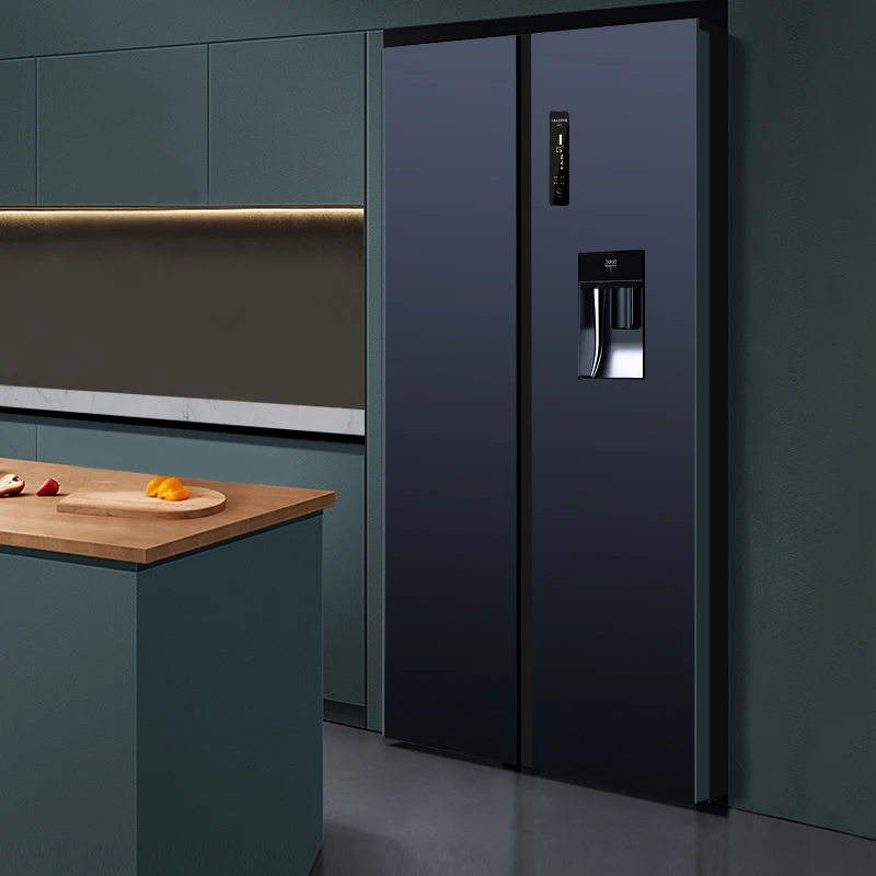 America Fridge Freezer French Multi Door Refrigerator with Water Dispenser