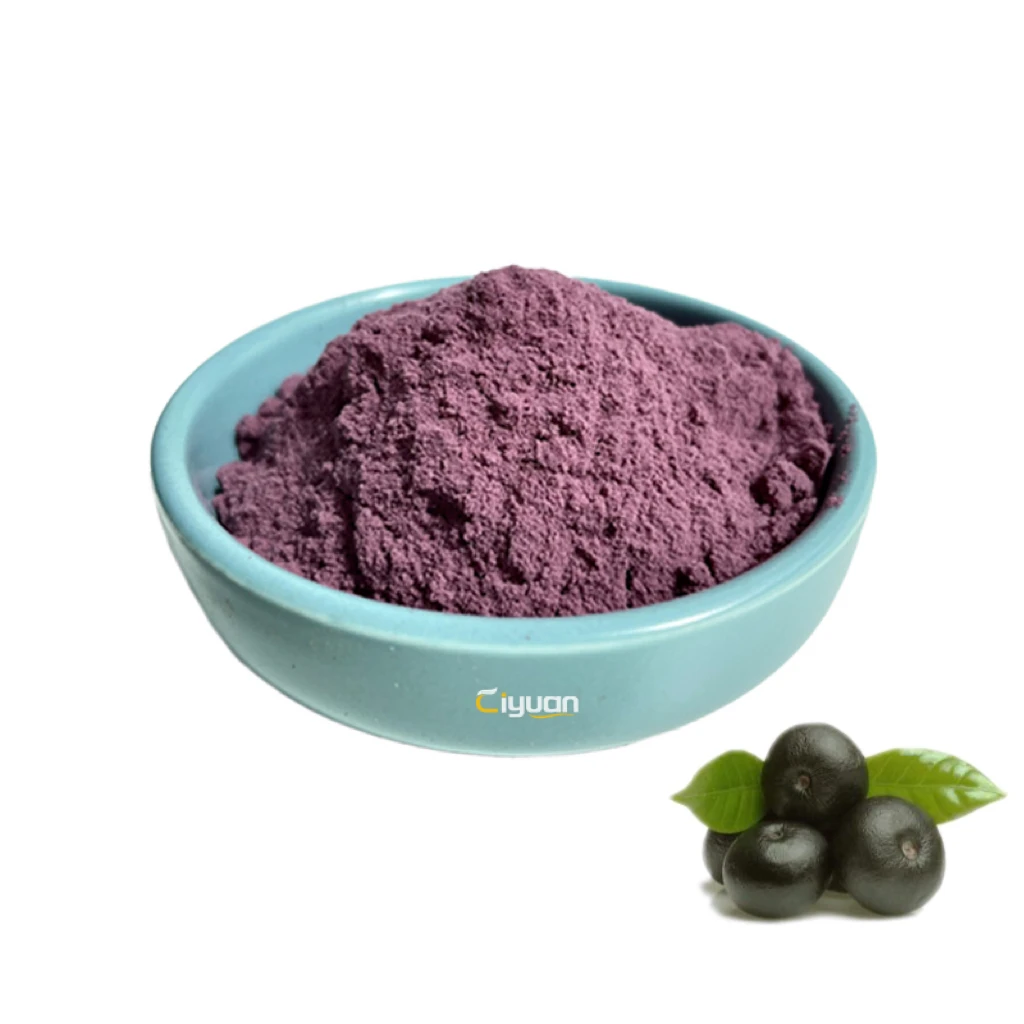 Ciyuan Bio Factory Supplier With High Quality Organic Freeze Dried  Acai Berry Extract Juice Powder