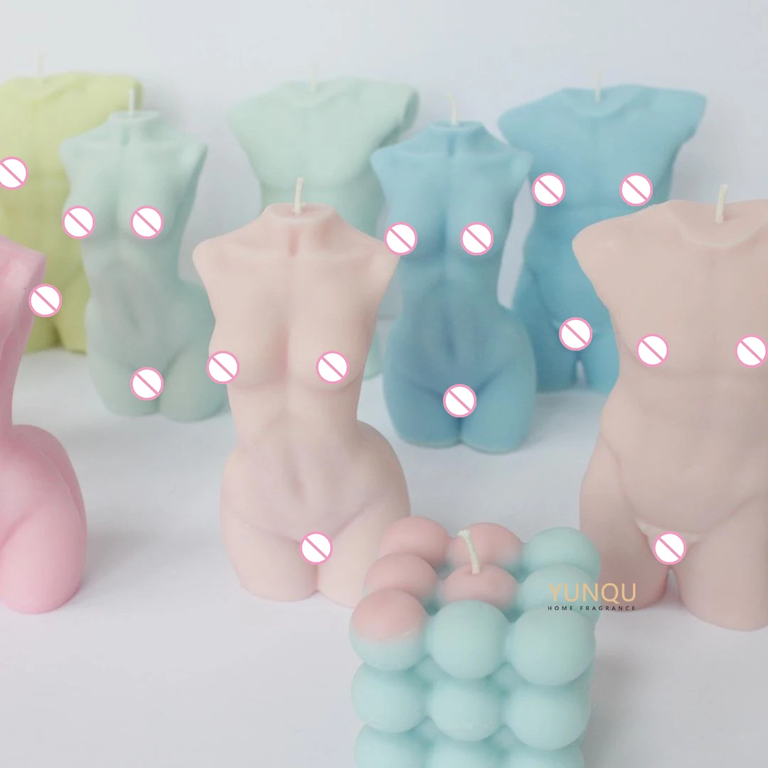 
new arrivals home decor scented luxury soy wax bubble candle body candle 