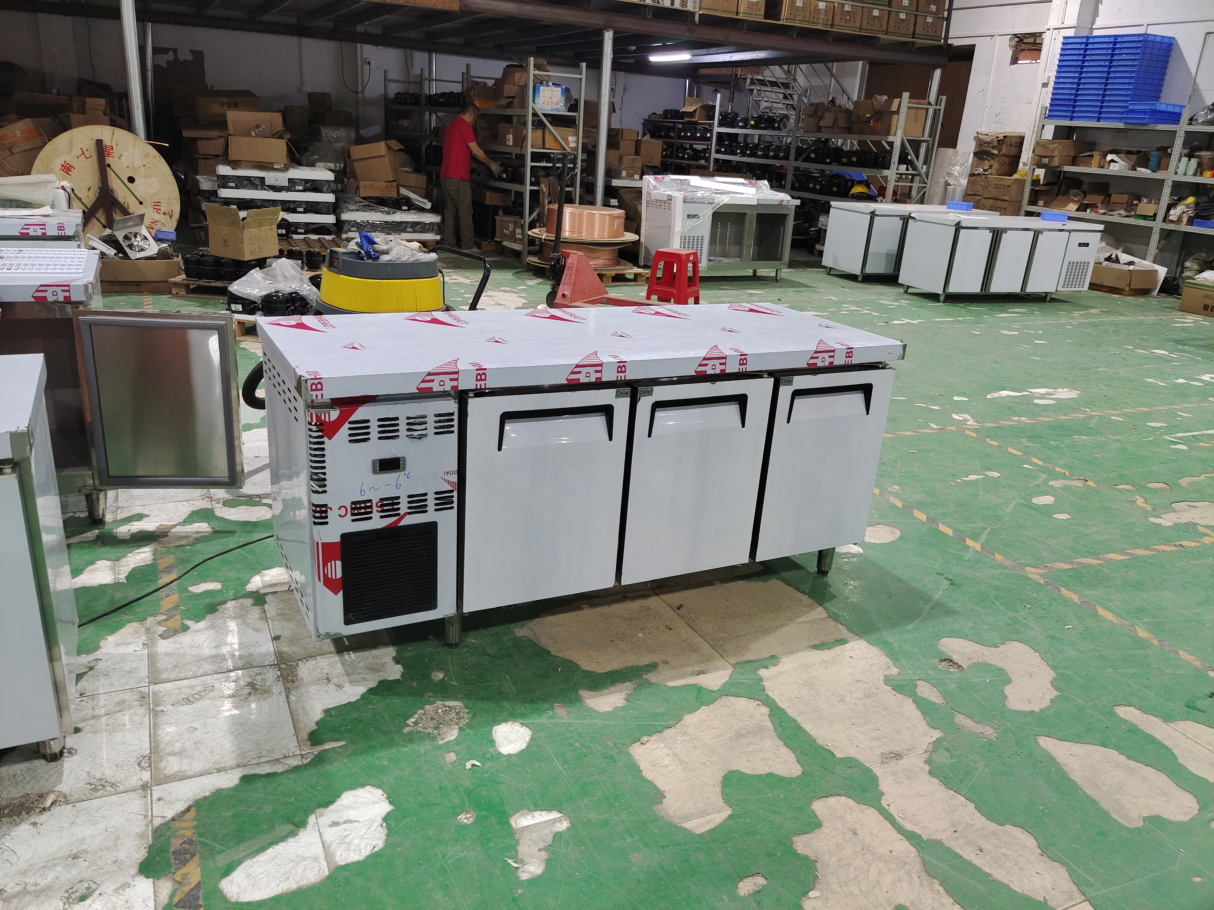 150 cm Commercial Undercounter Refrigeration Freezer Stainless Steel Working Bench Chiller