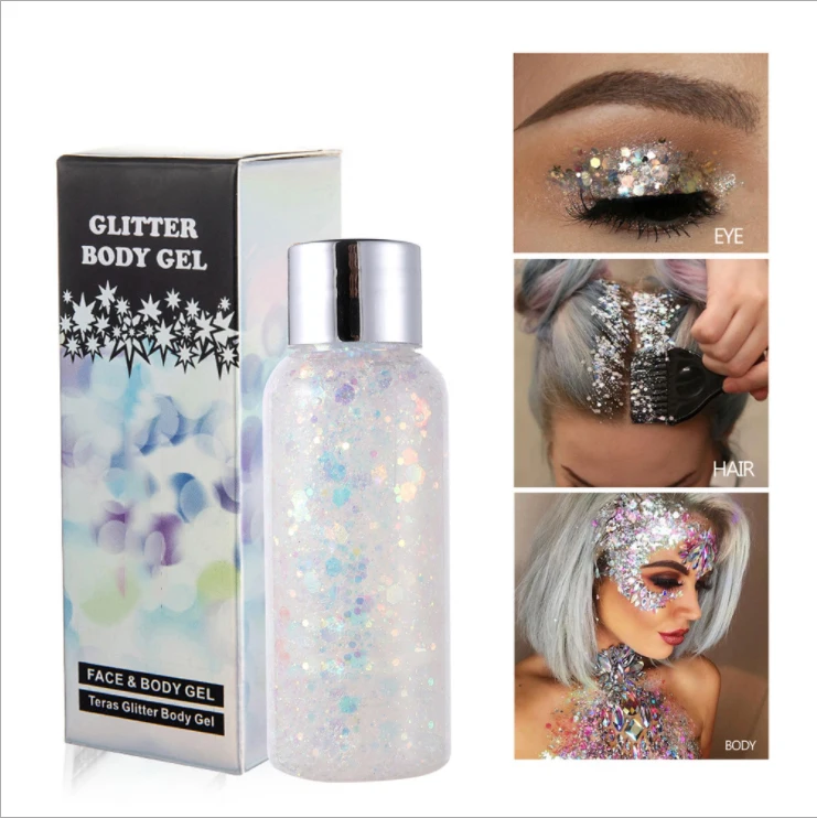 
New Colors Mixed Glitter Powder For Nail Glitter Dip Powder Face Body Sparkly Bulk Glitter 