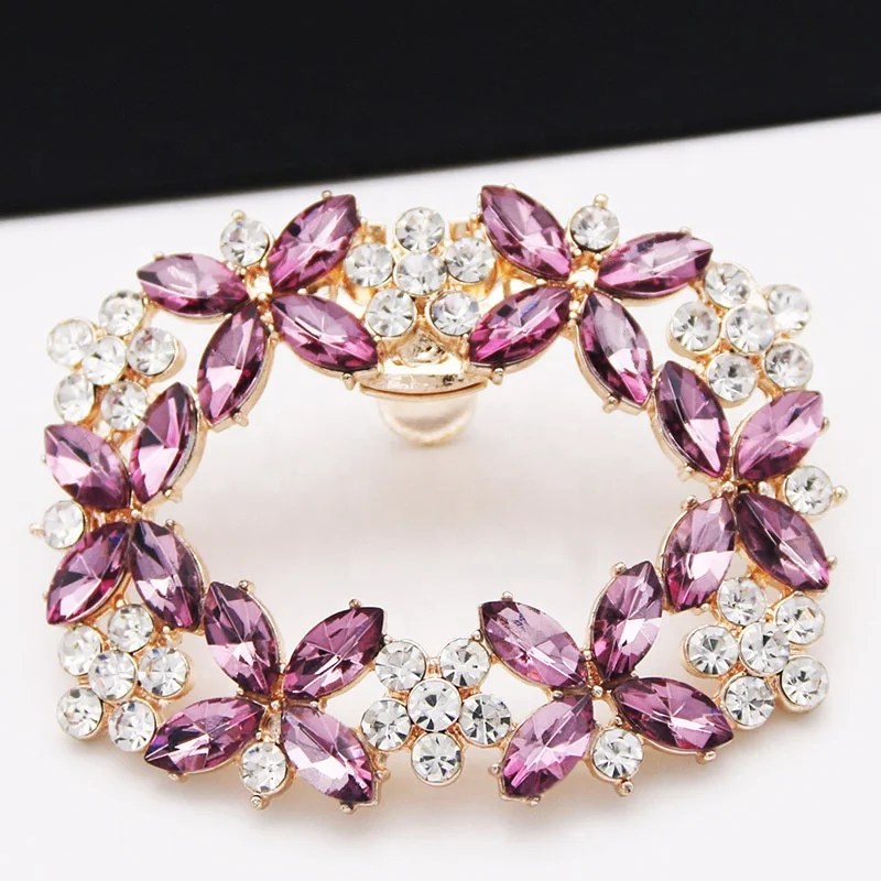 Fashion DIY alloy with bling rhinestone and eye glass shoe clip flower