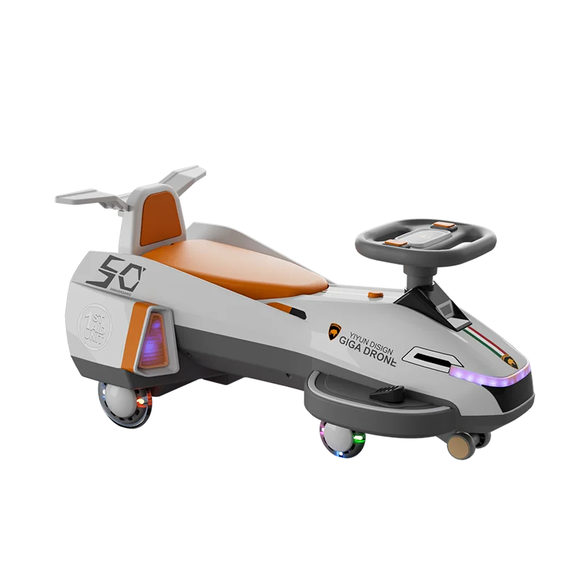 Factory Latest Outdoor Kids Balance 4 Wheels Ride on Car No Battery Creative Design Children Foot to Floor Twister Swing Toy Car