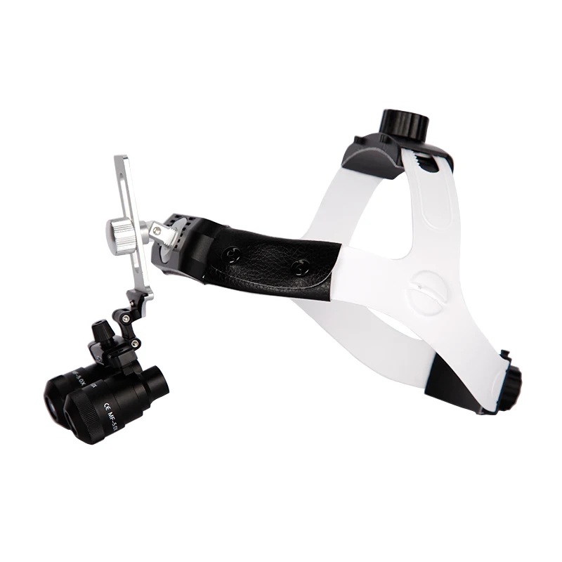 Headband Style Portable Dental Surgical Loupes  Ajustable Magnification(5.0-6.0X)