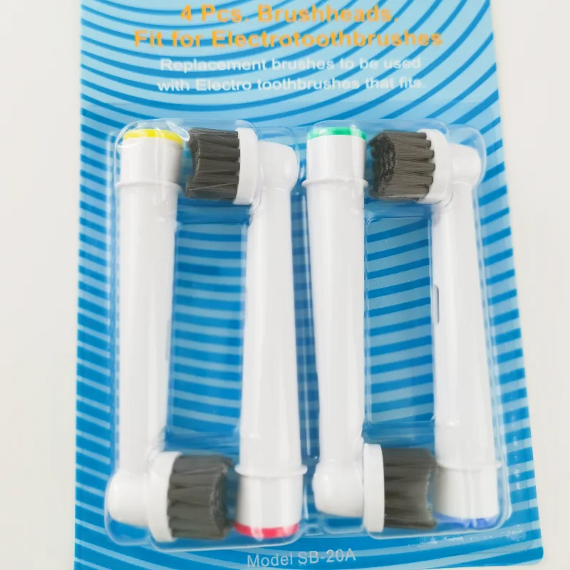 Oral-B Replacement Heads Compatible Electric Toothbrush SB17A Model USB/Battery Bristle Household Car Hotel Outdoor Use Adults