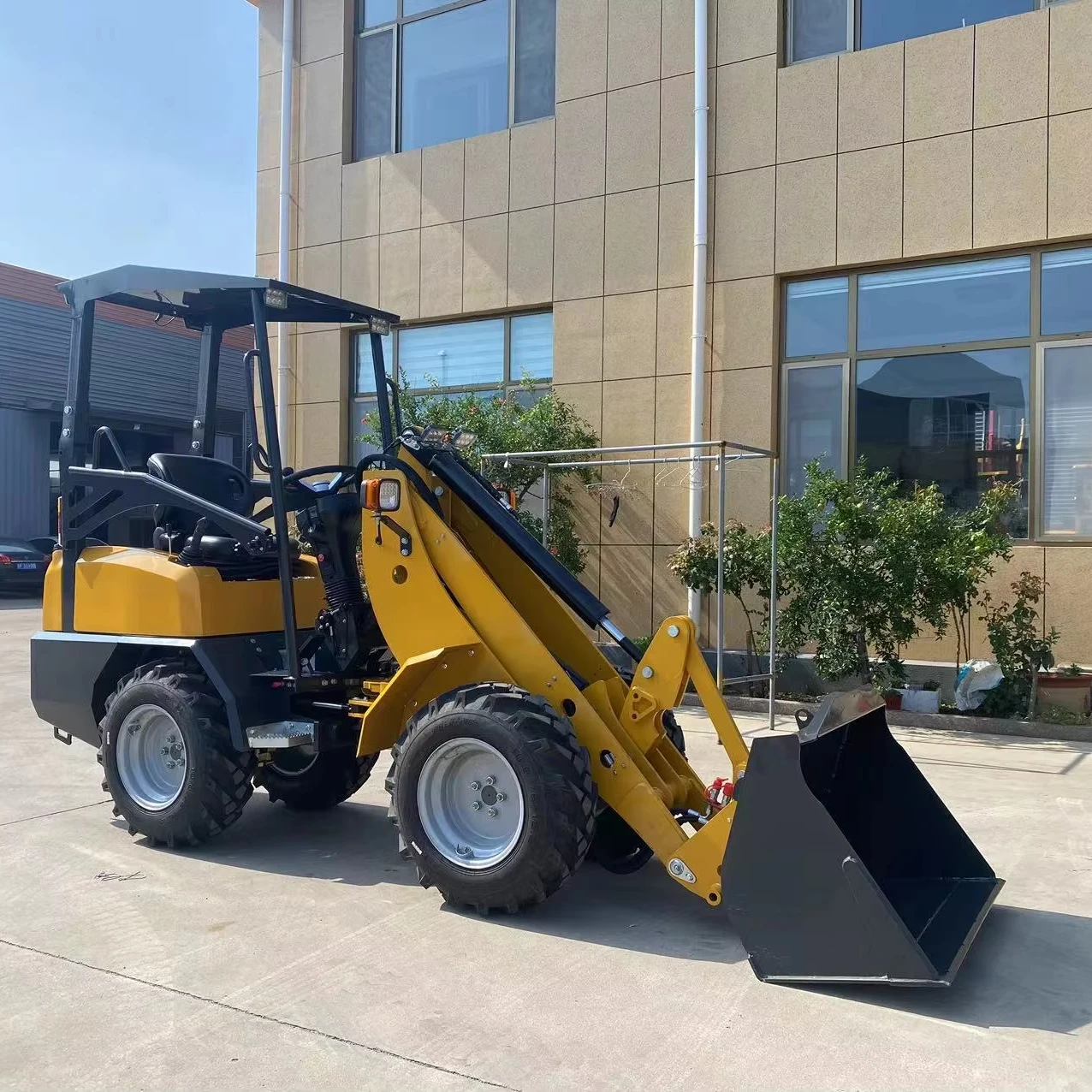 Cheap Small loader 1T 2T 3T Wheel Diesel Hydraulic Loader For Sale