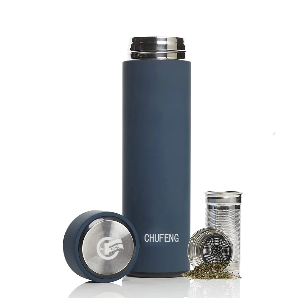 Leak Proof Coffee Thermos Flask Stainless Steel Coffee vacuum flask For Hot Coffee or Cold Tea Fits Car Caddy ,Backpack,Camping