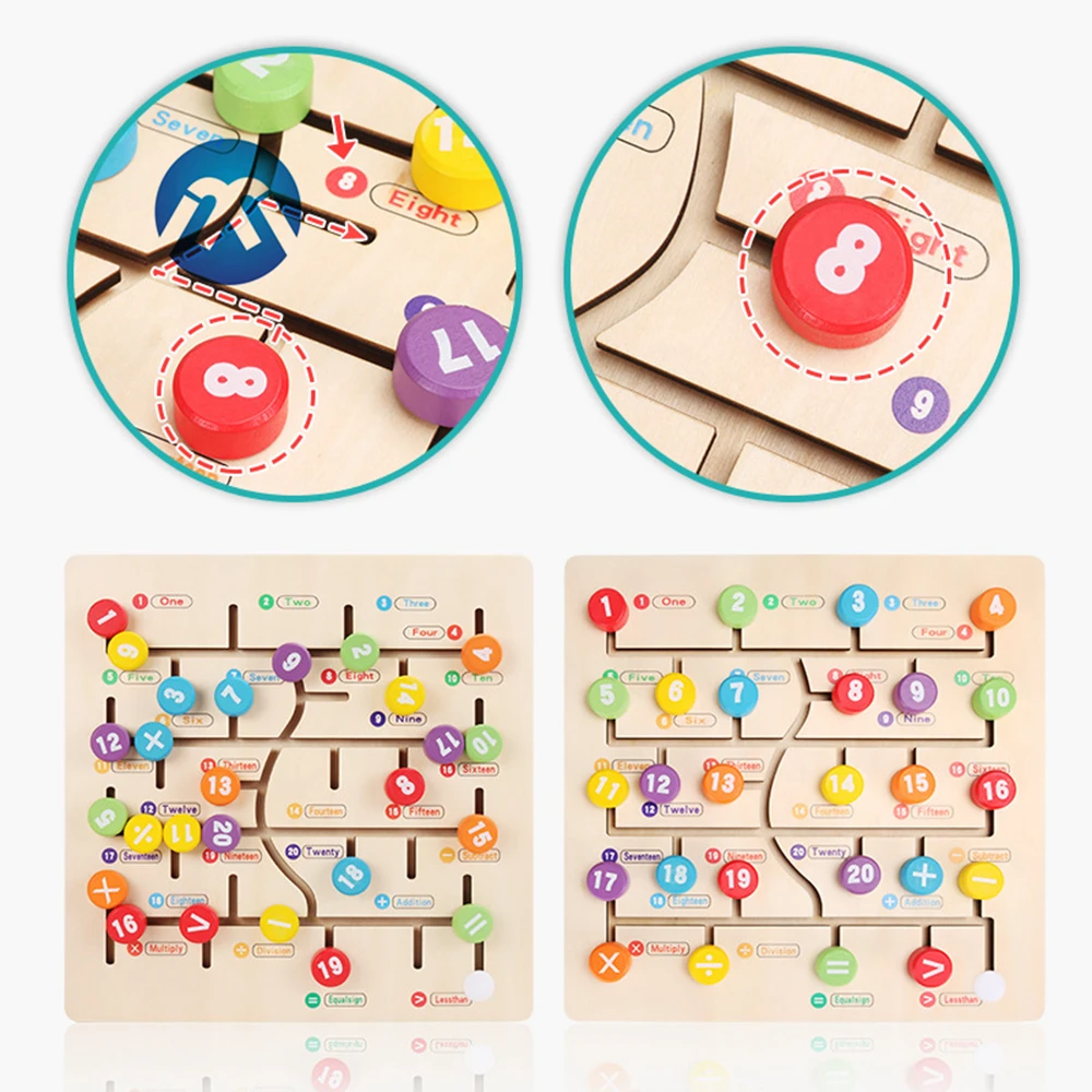 New product toy kid wooden educational toys for children letter maze