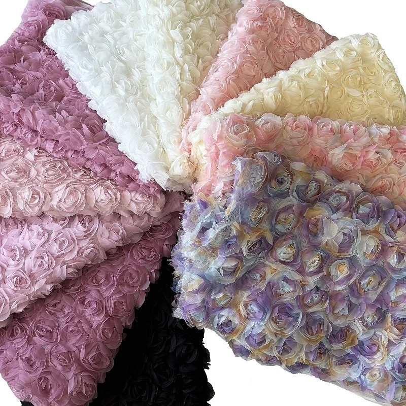 Многоцветная Свадебная скатерть с блестками