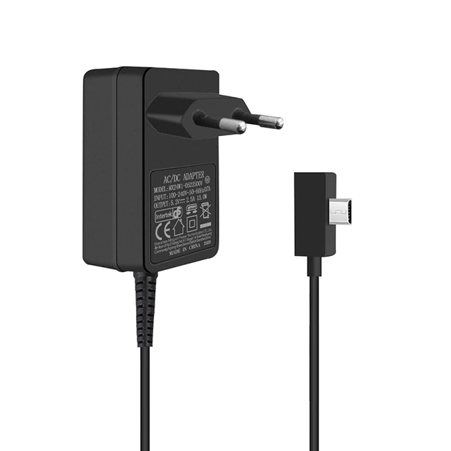 
 EU Plug  NEW Laptop adapter for Microsoft Surface 3 Charger 5.2V 2.5A 13W Power Supply AC Adapter  