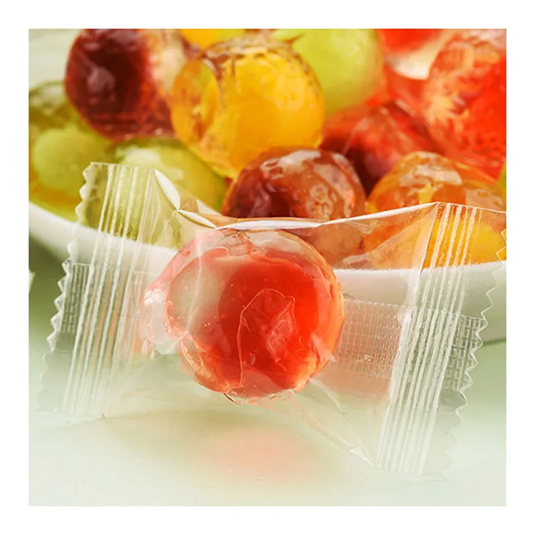 Wholesale Soft  Candy Jelly Chinese Candy Crystal Fruit Flavor Sweets Gummy Jelly Candy