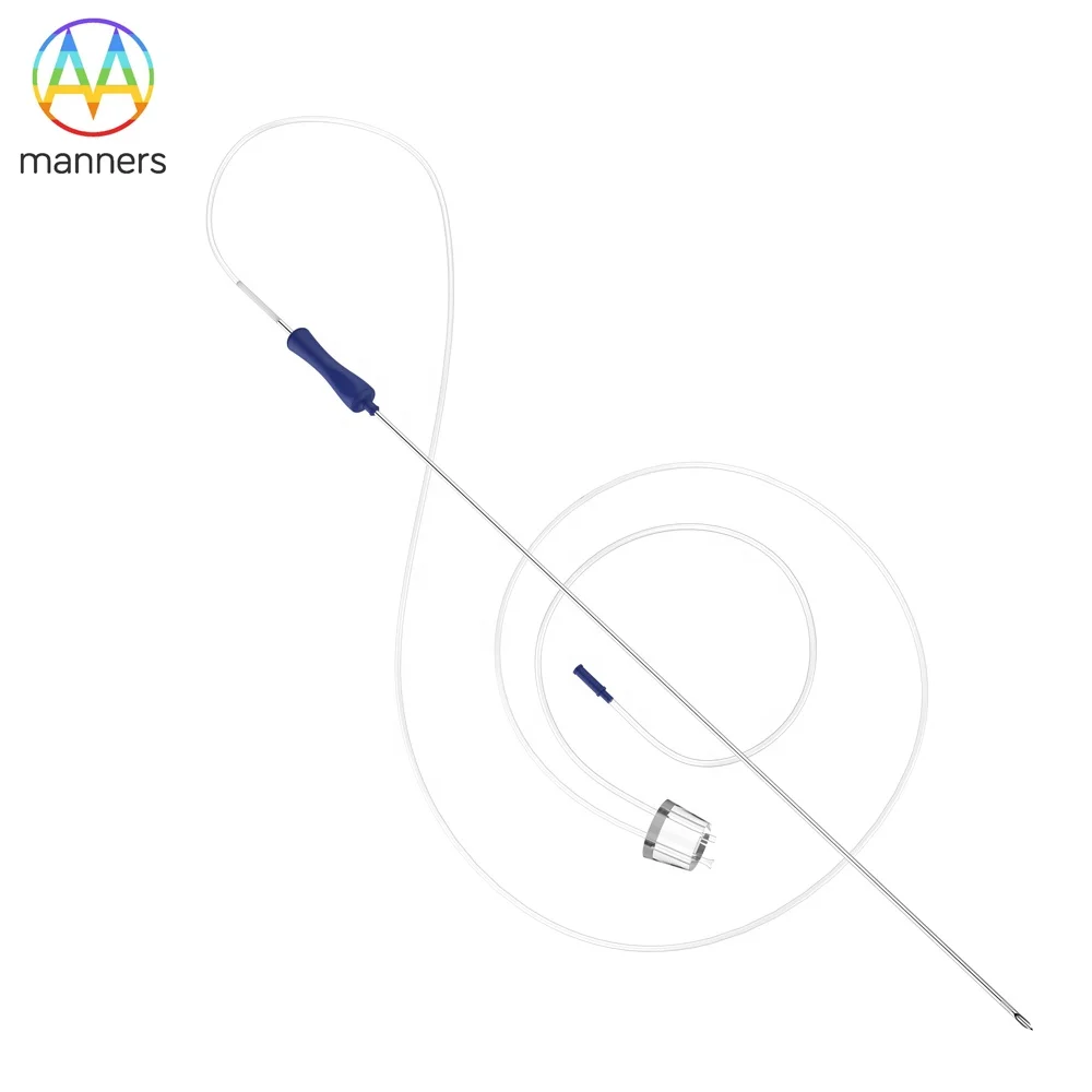 Custom 16G 17G 18G 19G Sterile Double Lumen Ovum Puncture Needle Minvitro Oocyte Pick Up Needles