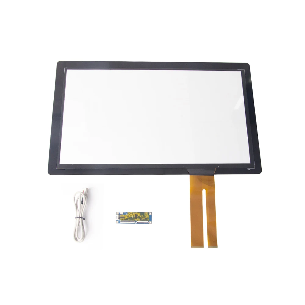 Waterproof Touch Screen 10.1, 10.4, 12.1, 15, 15.6, 17, 17.3, 18.5, 19, 21.5, 23, 23.6, 27, 32 Inch PACP Capacitive Panel Kit