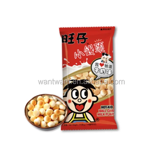 
OEM Ball Cakes Baby Teething Biscuits Milk Flavor 