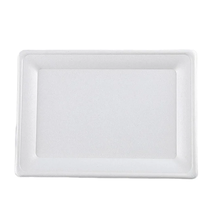 Disposable Biodegradable ODM oill proof Plate Dishes Tableware Natural Sugarcane Bagasse Sublimation sauce Paper Plates Dishes