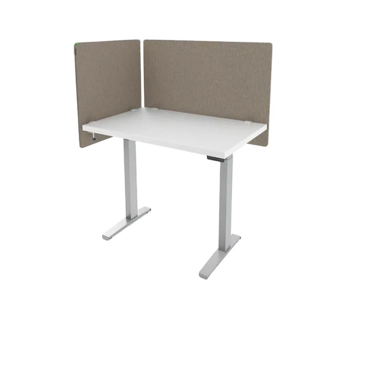 Acoustic Solution Polyester PET Acoustic Office desk Privacy Screen Sound Absorbing Acoustic Modesty Panel
